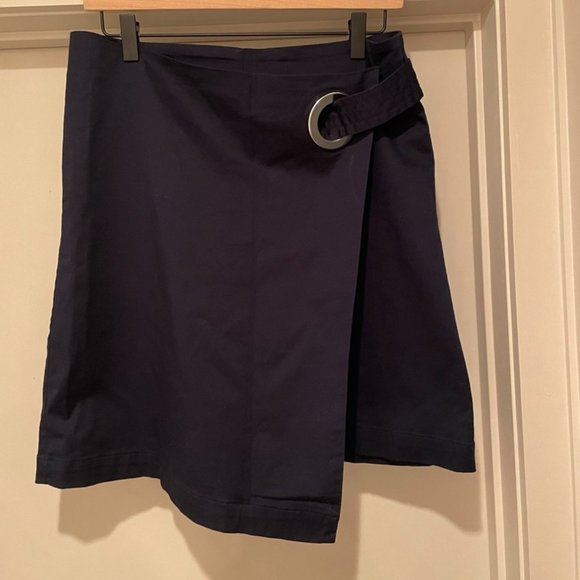NAUTICA Mini Faux Wrap Skirt size 4 - Picture 1 of 5